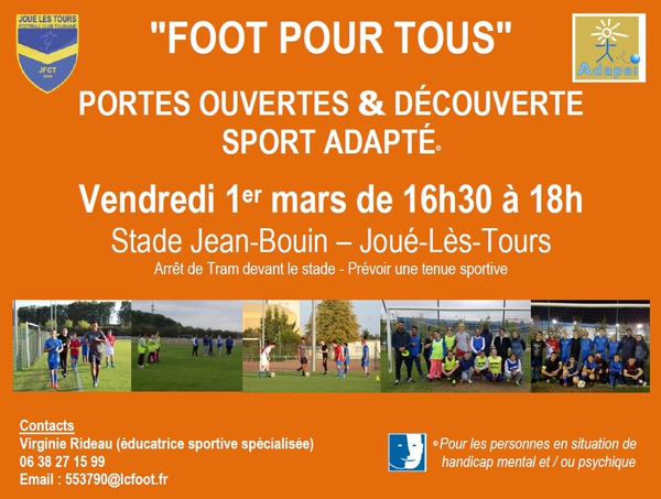 Foot pour tous 1er mars 2019