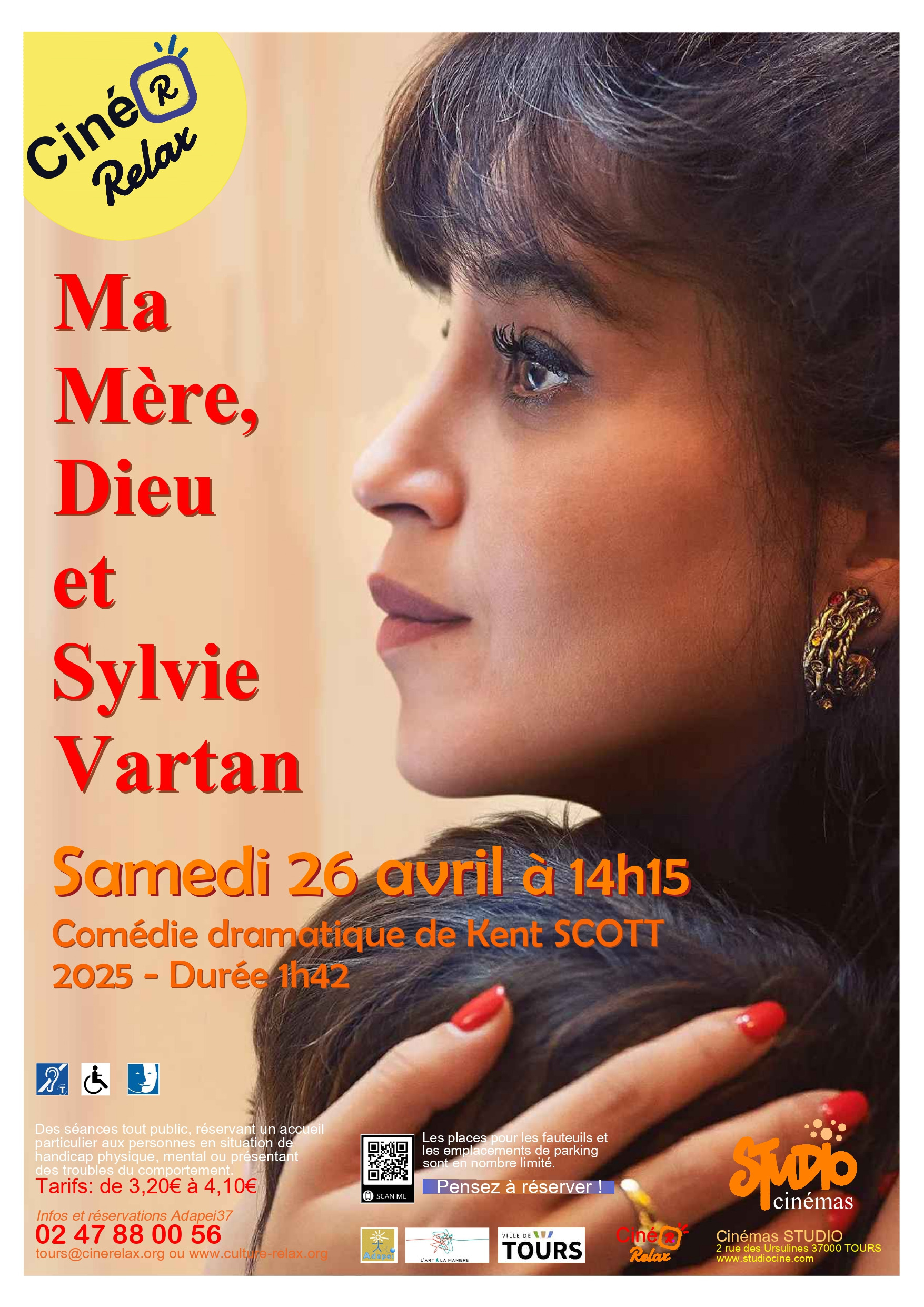 Affiche Ciné Relax 26 avril 2025