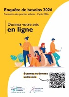 Affiche enquête besoins 2026 formation des proches aidants